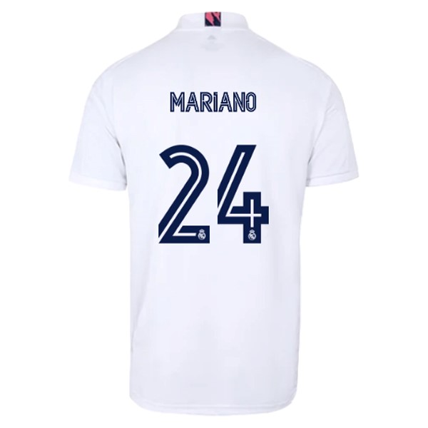 Camiseta Real Madrid Primera Equipación NO.24 Mariano 2020-2021 Blanco